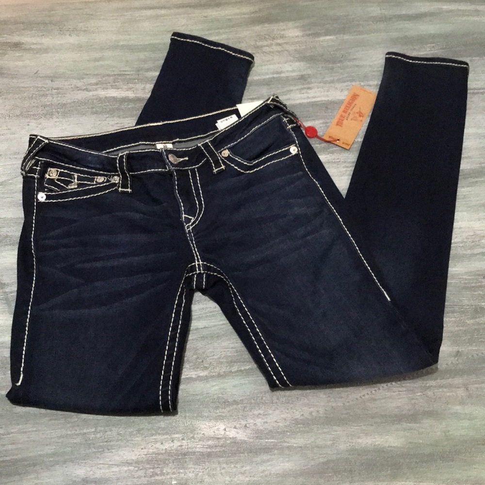 NWT True Religion Low Rise Skinny Jeans